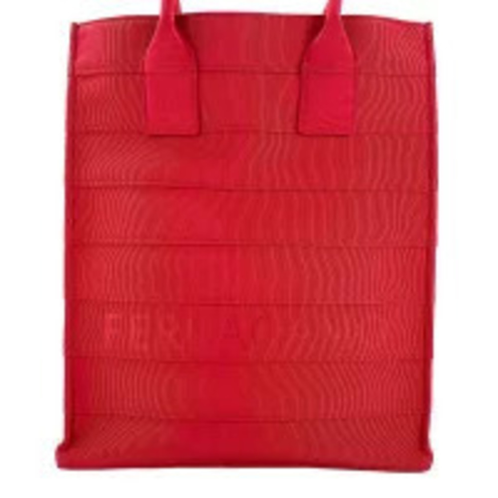 Salvatore Ferragamo Beachwear Gloss Tote Bag Red